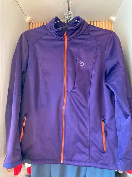 Kurtka fioletowa tupu softshell Crivit M/L