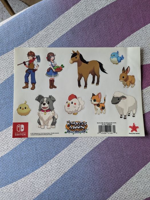 Nintendo Naklejki Harvest Moon