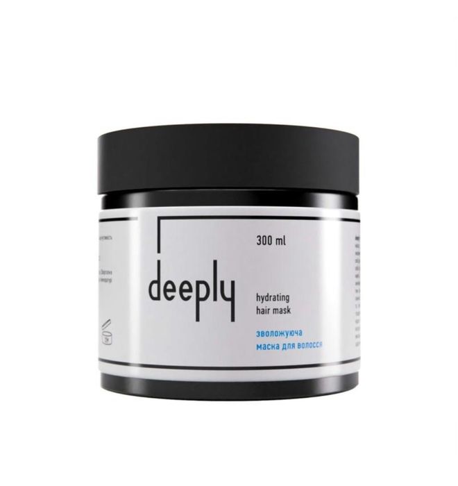 Зволожуюча маска deeply hydrating hair mask