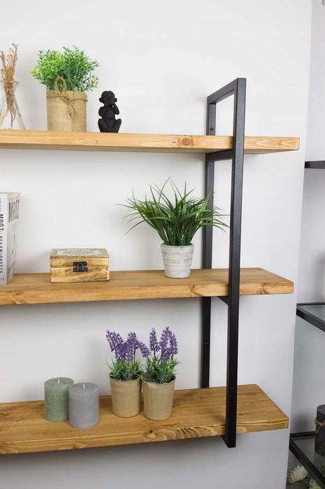 Półka wisząca Loftowa 120 cm