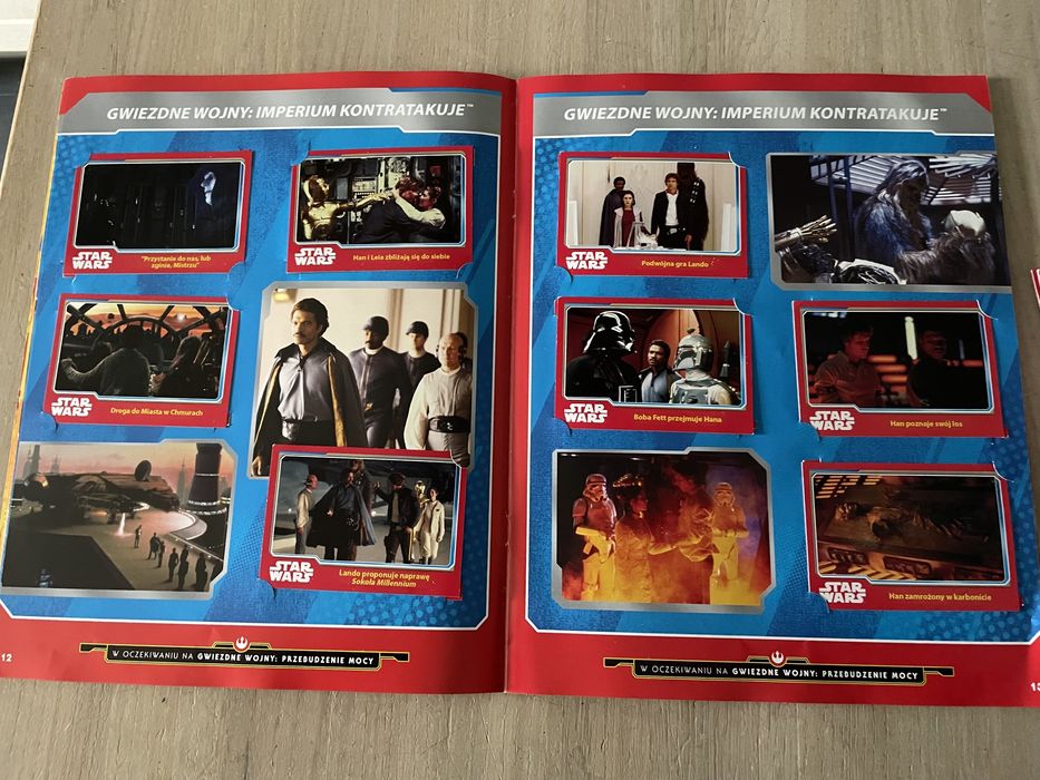 Album na karty Star Wars przebudzenie mocy 115 kart