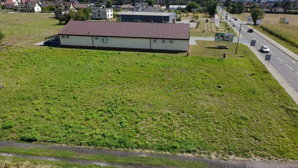Działka 2141 m2 MN/U mieszkaniowo-usługowa Żory ul. Pszczyńska (Kleszczów) przy drodze Wojewódzkiej 935 Żory - Pszczyna, sąsiedztwo marketu Dino