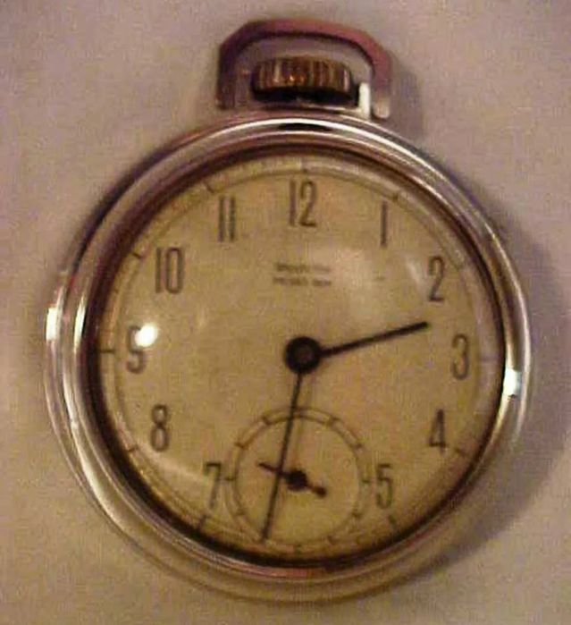 Relógio de bolso antigo Westclox