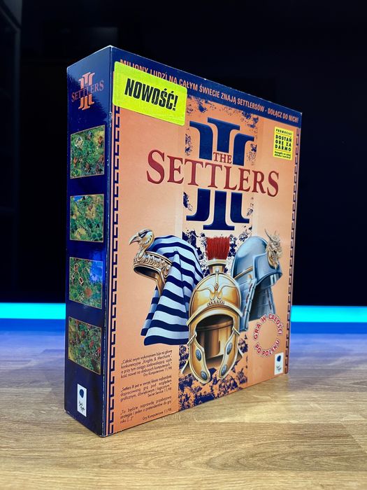 The Settlers III 3 (PC PL 1998) BIG BOX kompletne premierowe wydanie