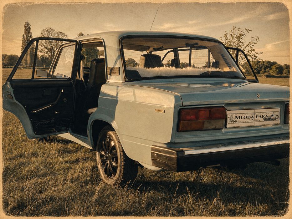 RETRO AUTO DO ŚLUBU