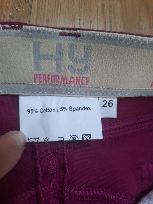 Spodnie damskie jeździeckie bryczesy HY- rozmiar 26