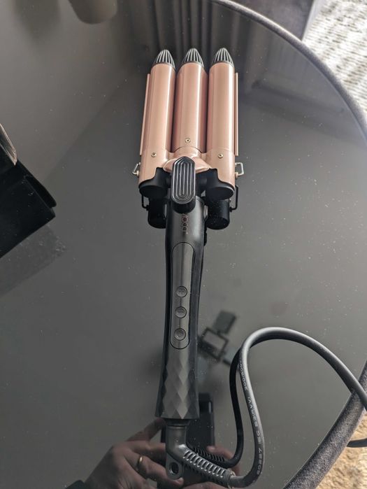 Maquina ondulação de cabelo caracois 3 barras - usada