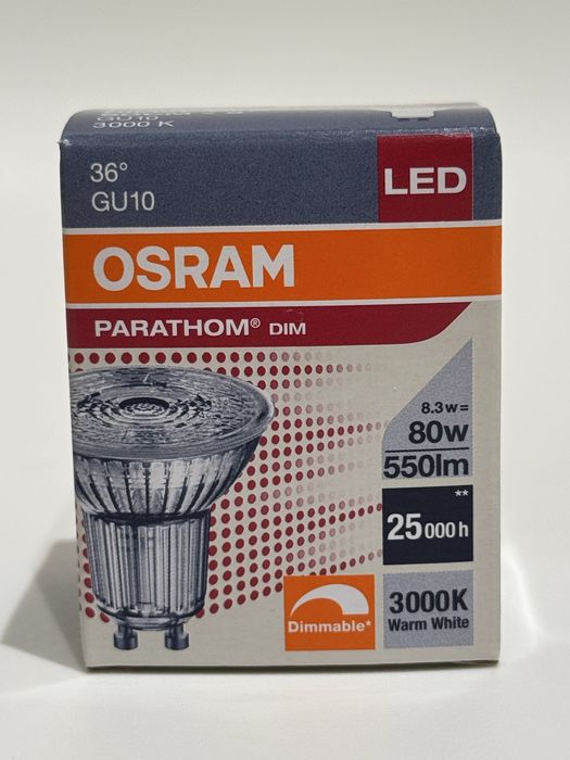 Lâmpada(s) Osram GU10 Led Dimmable NOVA(S)