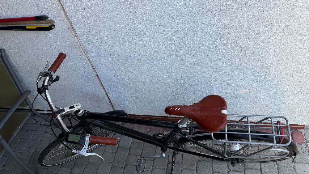 Rower Elektryczny EBFEC Ares szary