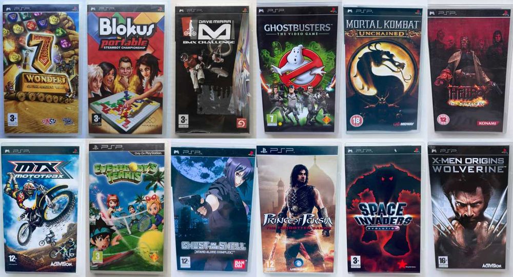 UMD-Диски для PlayStation Portable, диски для PlayStation 1, картриджі для PlayStation Vita