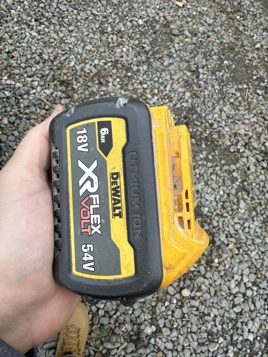 Bateria dewalt akumulator flexvolt 54v 18v 5ah xr 6ah nie (9ah, 12ah)