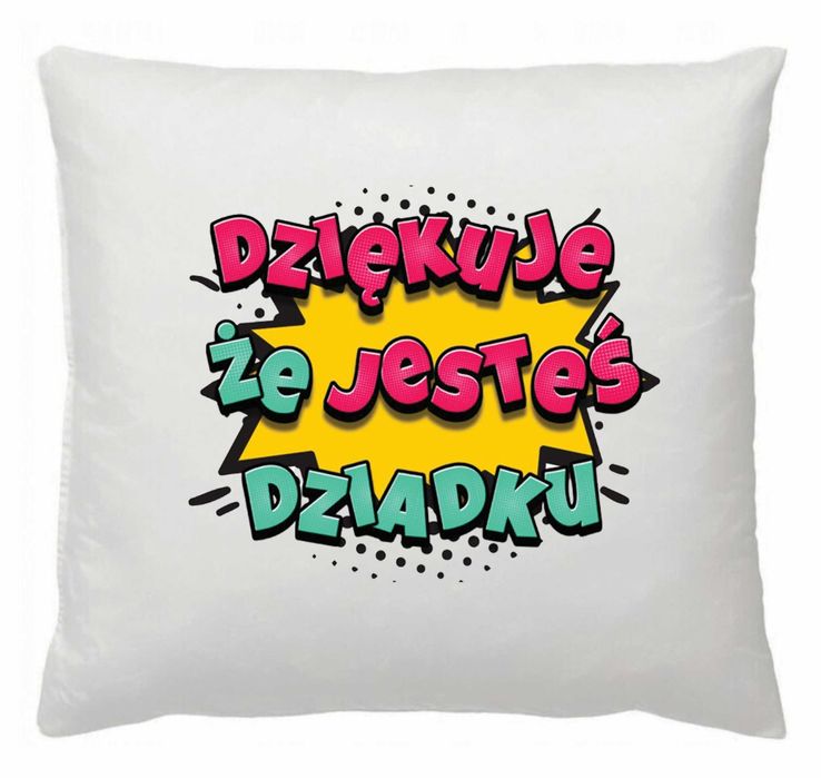 Zestaw 2+2 na dzień Babci i Dziadka dwie poduszki i dwa kubki