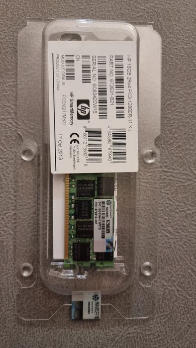 192GB - Memória p/ Servidores HP 16GB DDR3 Registered63824224556803122