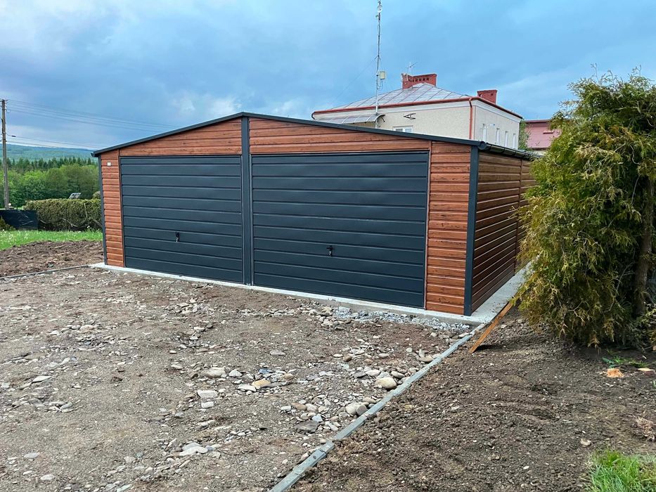Garaż Blaszany 8x6 Premium