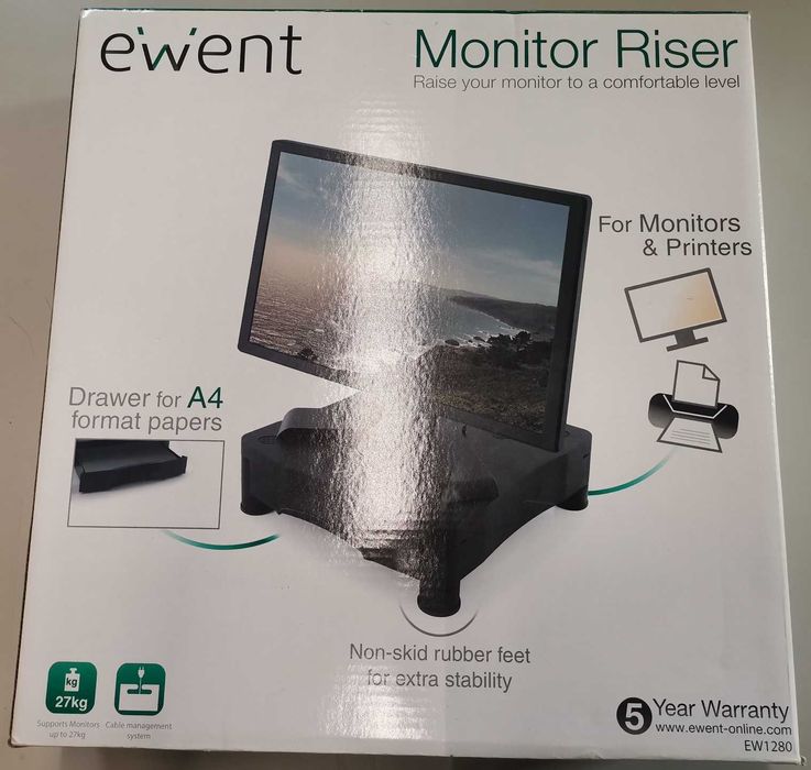 Suporte para monitor ou impressora - Novo com Caixa