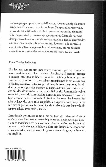 "A sul de nenhum norte" de Charles Bukowski [Novo]