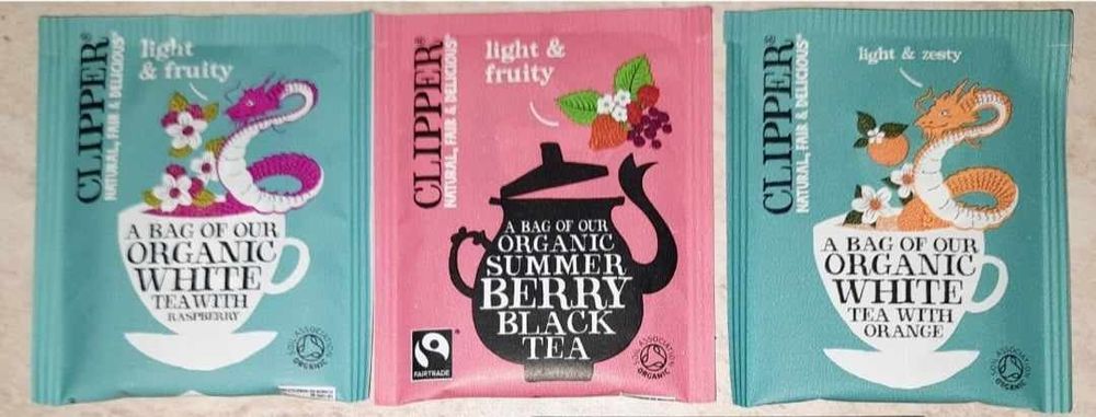 Пакетики чаю для колекції