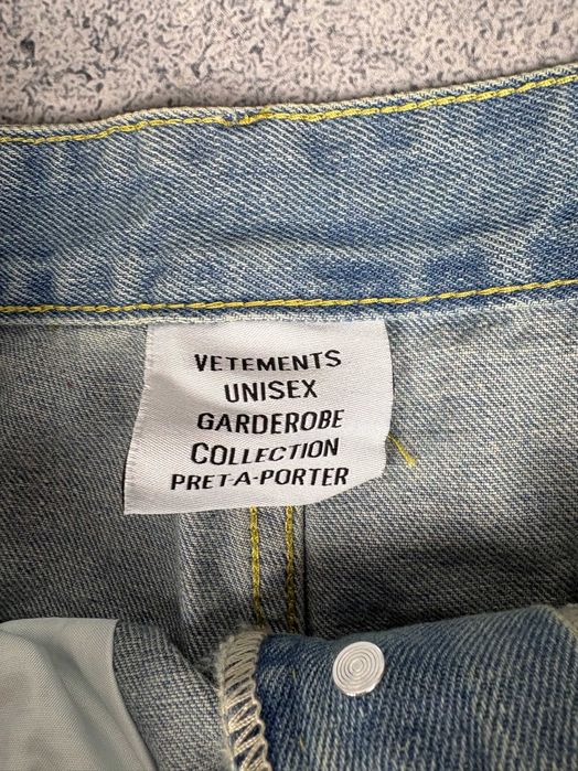 Джинси Vetements широкі ветмо джинсы баленсиага balenciaga