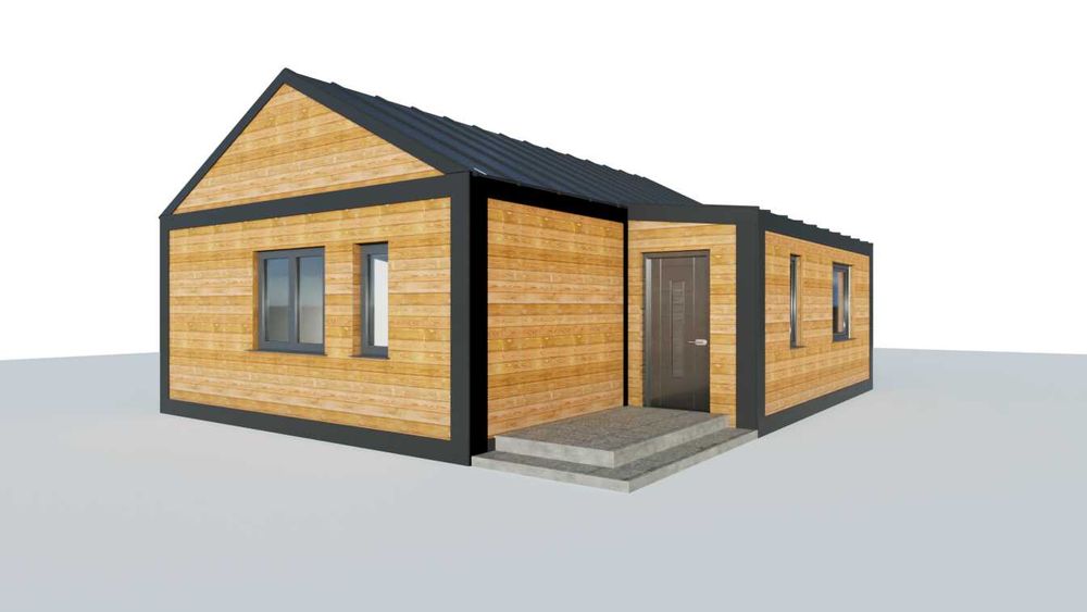 Dom modułowy parterowy, całoroczny 70m2