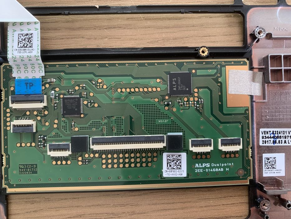 ТОП-кейс, палмрест Dell Latitude 7480, 7490