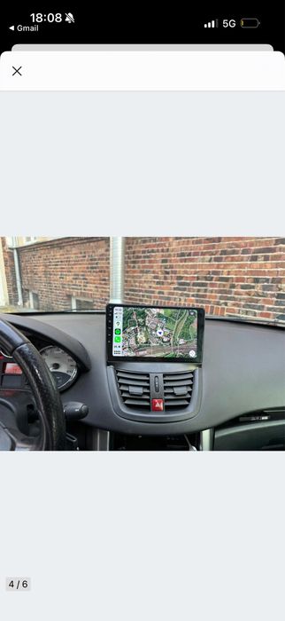 Radio nawigacja Android do Peugeot 207 (2006–2012)