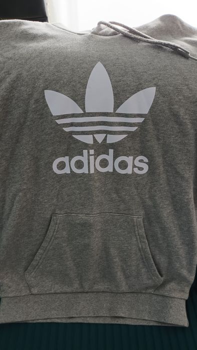 Adidas Bluza męska szara roz.S