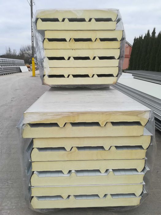 Płyta warstwowa dachowa PIR 100mm RAL 9010/9010 "od ręki" 1 gat.