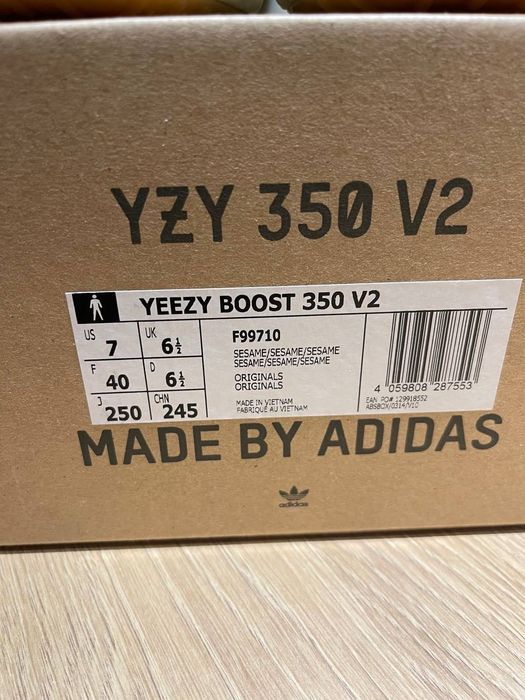 adidas Yeezy boost 350 v2 sesame 40 white carbon onyx beluga zebra bla