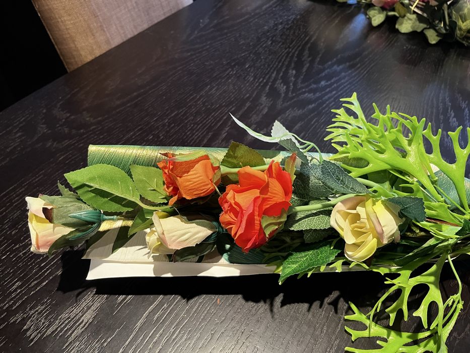 Arranjo de flores nao naturrais