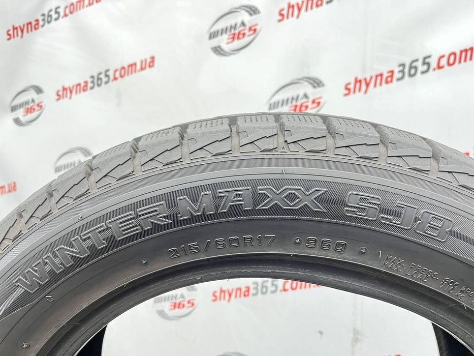 215/60 r17 dunlop winter maxx sj8 9mm шини бу зима