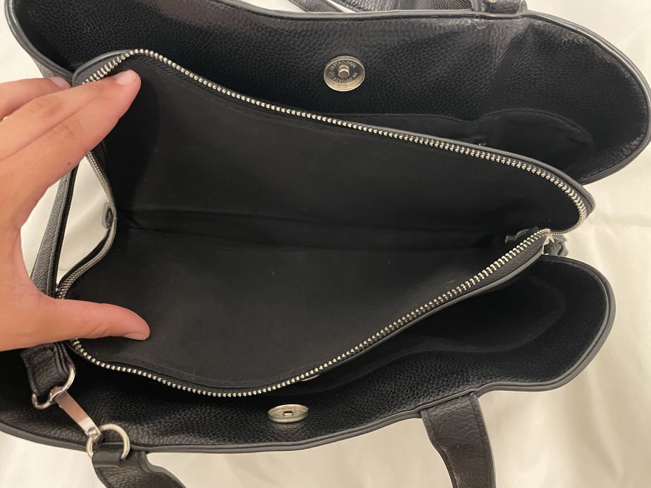 mala com três compartimentos