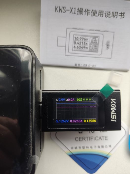 Новий USB тестер KOWSI KWS-X1 кольоровий дисплей