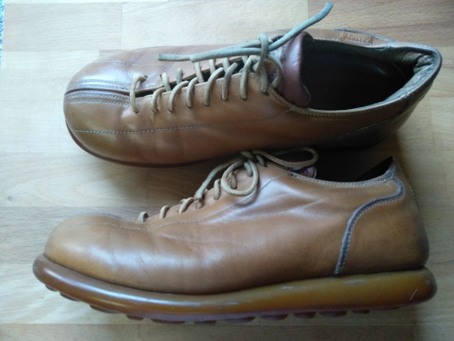 Camper | sapatos pele camel