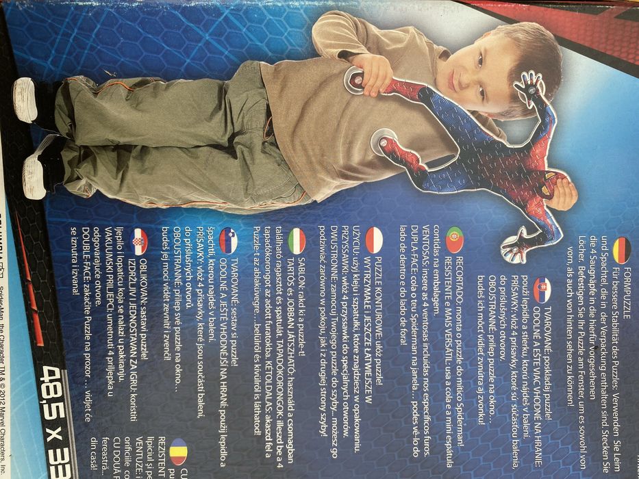 Puzzle Homem Aranha duas faces Spider Man