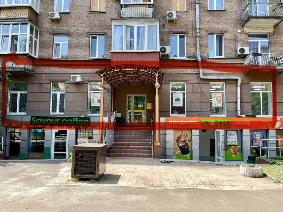 Продаж комерційного приміщення фасад, Січових Стрільців, Лук'янівська