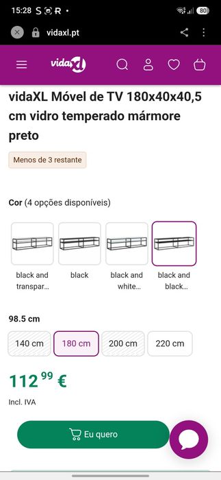 Movel baixo para TV
