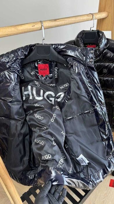 Жилетка HUGO чоловіча лакована s-2XL new
