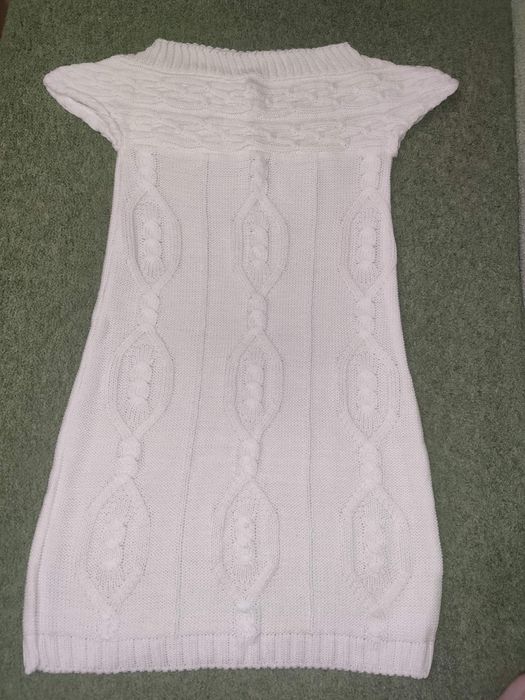 Белое платье туника