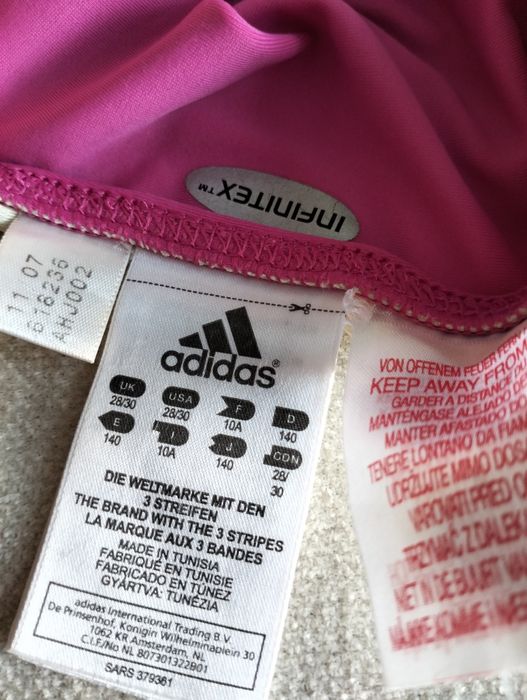 Jednocześciowy strój kąpielowy Adidas r. 140