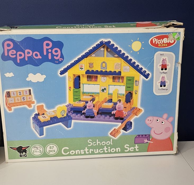Klocki Peppa Szkoła Play Big Bloxx jak Duplo  87el. Kompletne