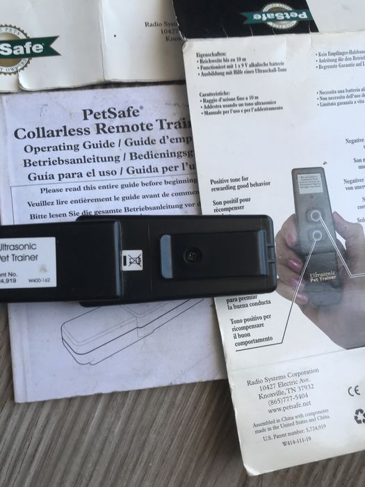 Pet Safe ultrasonic pet trainer (treino canino)