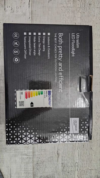 10 unid Projetor LED 50W Ultraslim (IP65 Exterior)