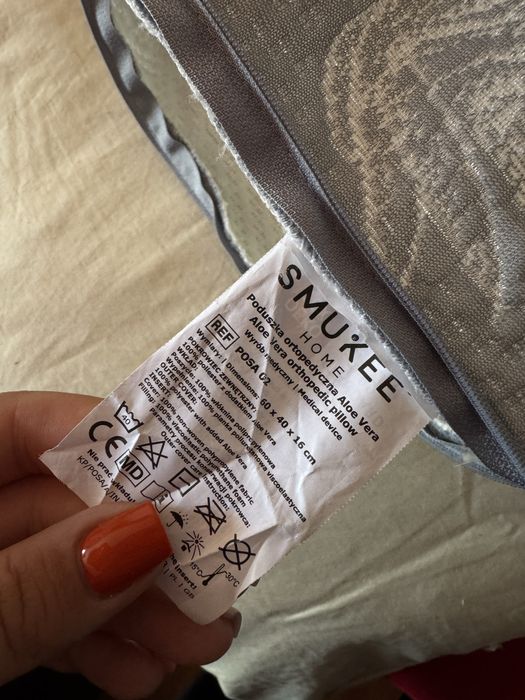Dwie poduszki ortopedyczne aloe vera