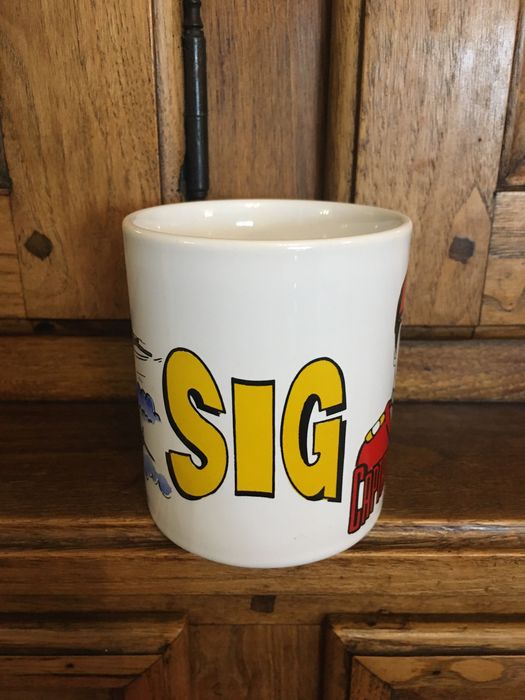 Captain Scarlet Sig caneca de coleçao 1993