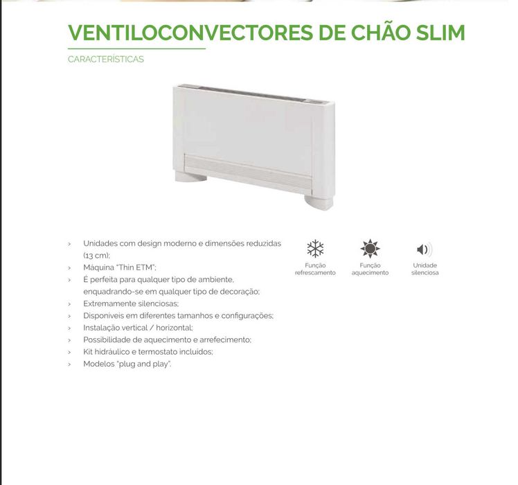 Ventiloconvector Emmeti Silence Thin ETM 260 SU - Novo