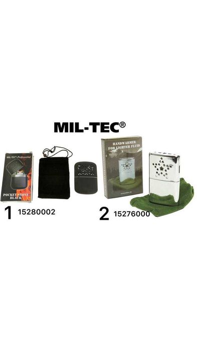 Грілка для рук Mil-Tec Бензинова Чорна 15280002