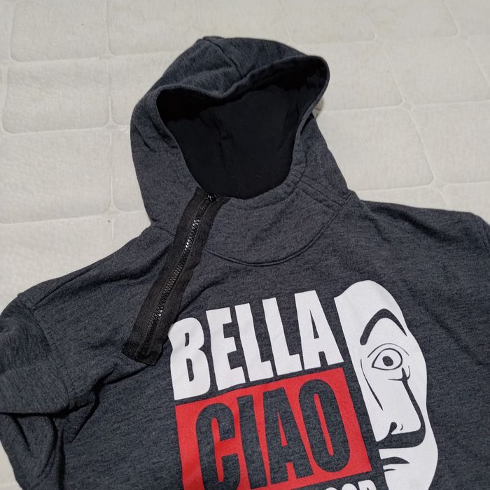 Bluza z kapturem dom z papieru 164 s unisex