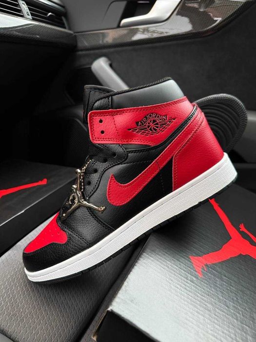 Кроссовки мужские air jordan Nike air jordan найк джордан красные: 1 ...