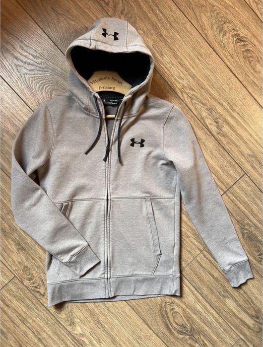 Світшот Under Armour  XS/S унісекс сірого кольору на блискавці