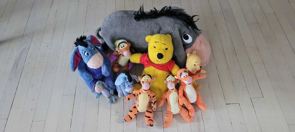 maskotki Kubuś Puchatek kłapouchy prosiaczek tygrysek